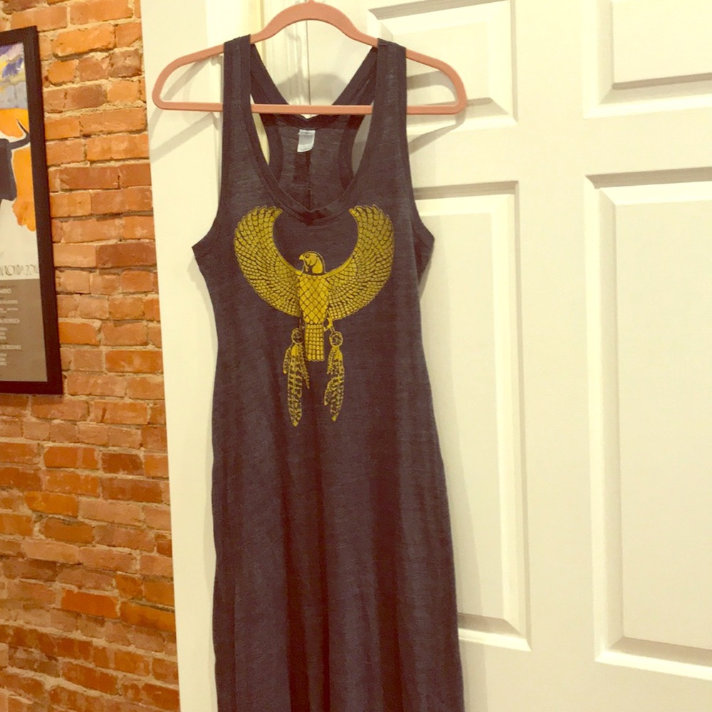 Alternative Earth long maxi dress